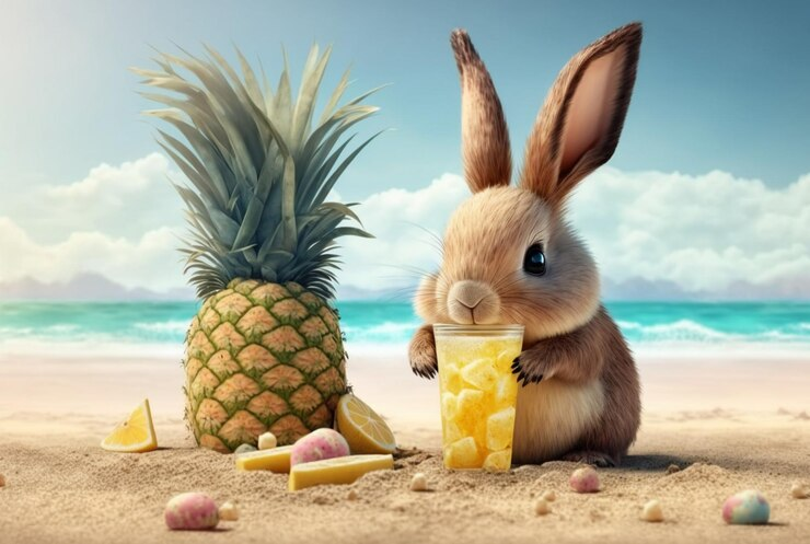 can bunnies have pineapple